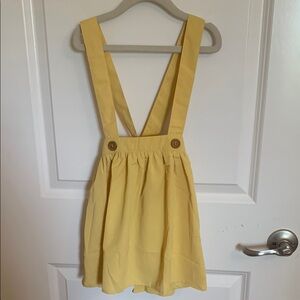Mustard Yellow Kids Jumper with Adjustable Straps
